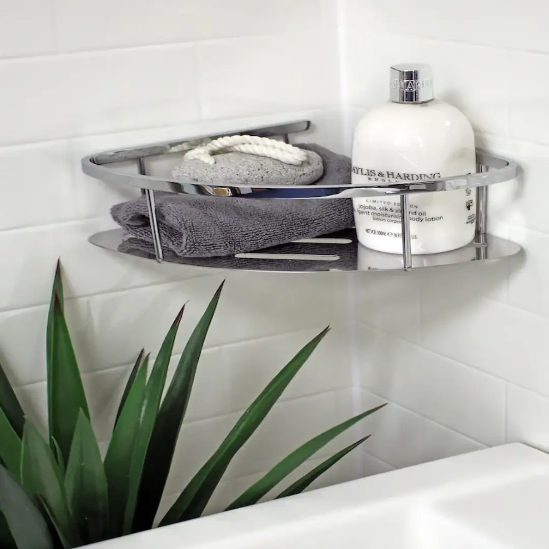 Wholesale Showerdrape Rust Proof Corner Basket Supplier in UAE
